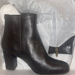 Eric Michael Brown leopard print booties